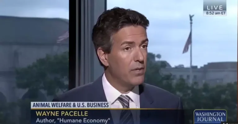 Wayne Pacelle on cspan on the Humane economy.